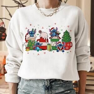 Christmas Coffee, Xmas Coffee Present, Santa Hat Christmas Sweatshirt
